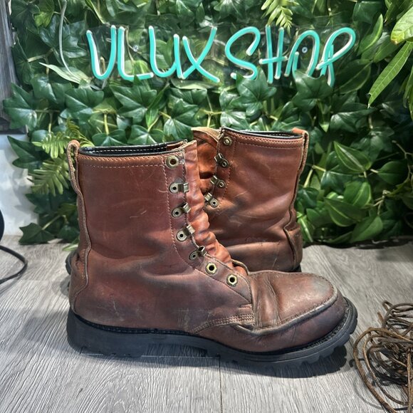 Vintage Logging x Vibram Montagnabloc Hiking/Mountaineering Boots Mens 10.5 M main image 7